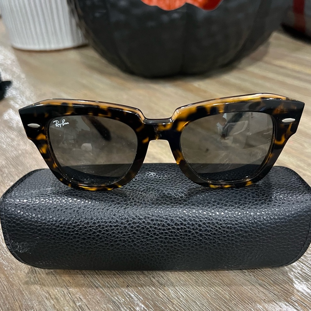 Ray-Ban Tortoise Shell State Street Sunglasses